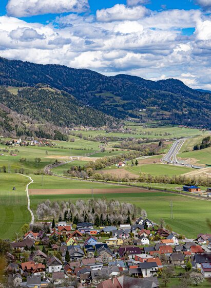 Unzmarkt-Frauenburg-Ansicht-Murtal-Steiermark | Anita Fössl | © Anita Fössl