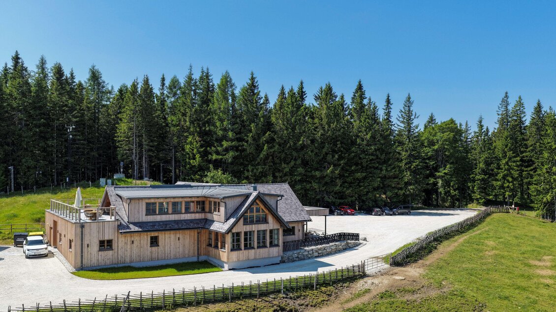 zu sehen ist eine Luftaufnahme vom Masenberger Olmstoll. | © Kurt Elmleitner