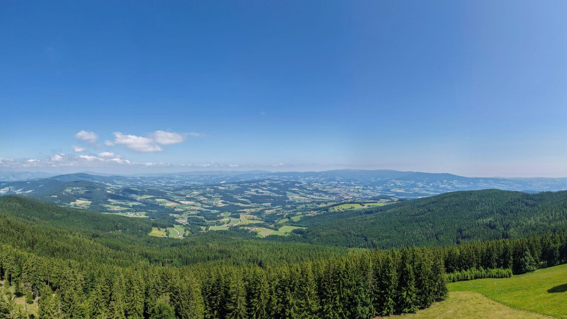 Aussicht vom Masenberger Olmstoll in den Norden. | © Kurt Elmleitner