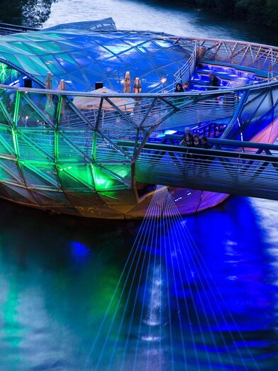 Murinsel | © Graz Tourismus - Harry Schiffer | © Graz Tourismus - Harry Schiffer