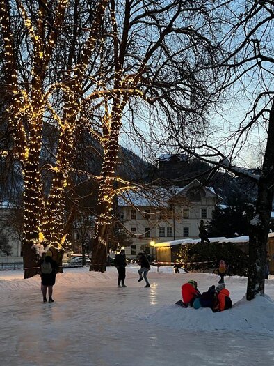 Skating rink, Bad Aussee at the Advent market | © TVB Ausseerland Salzkammergut/Gabi Grill
