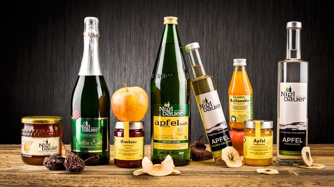 Leitner vlg. Niglbauer_Säfte_Oststeiermark | © Obstbau Niglbauer