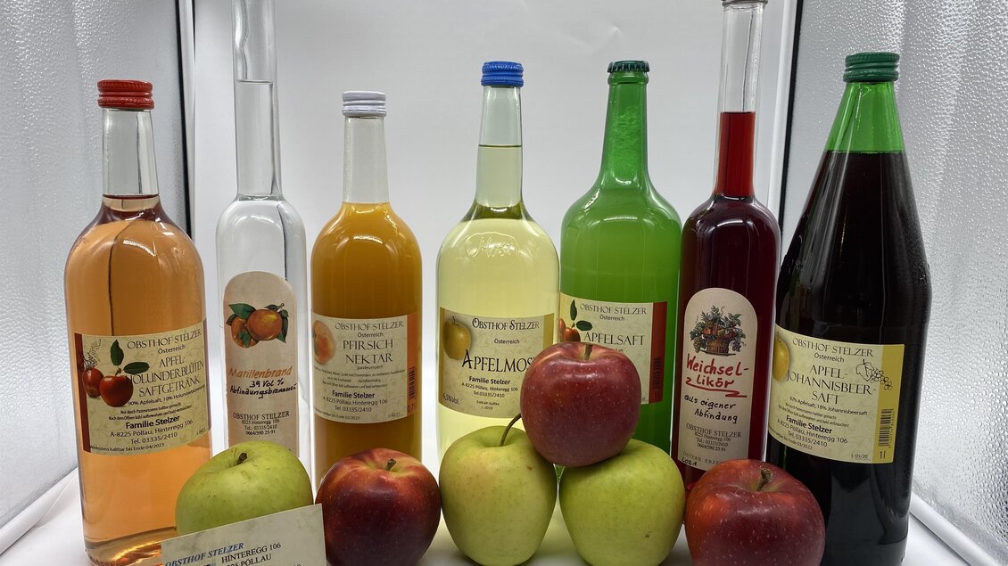 Obsthof Stelzer_Sortiment_Oststeiermark | © Obsthof Stelzer