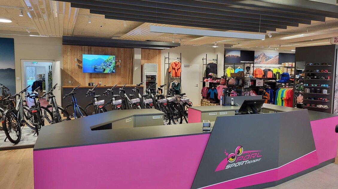 Der neue Pörl Sport Shop | © Pörl Sport Shop