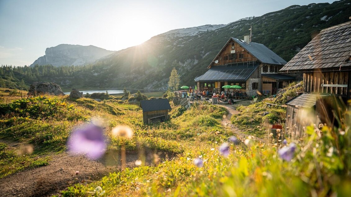 Pühringerhütte, Grundlsee, Terrasse | © Pühringerhütte