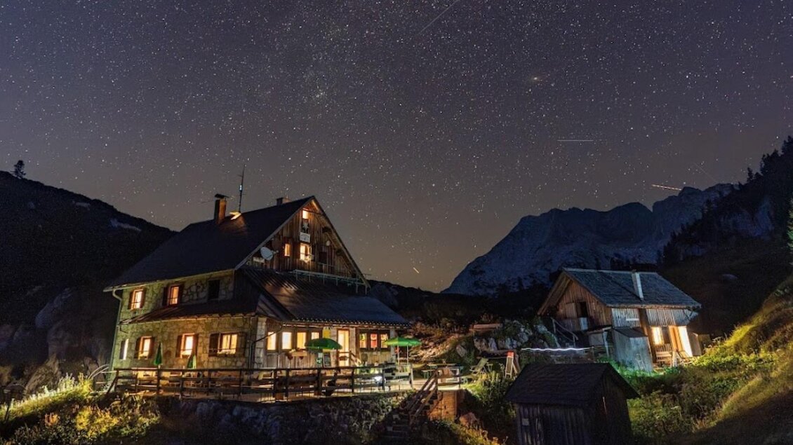 Pühringerhütte, Grundlsee, Sternenhimmel | © Pühringerhütte