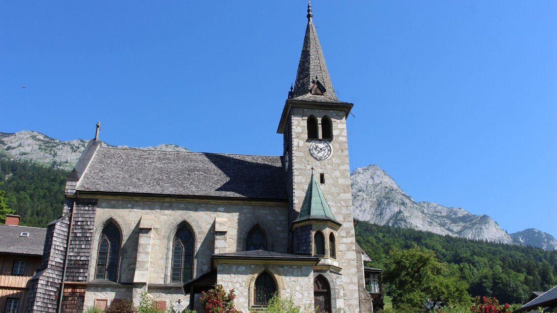 Pfarrkirche, Grundlsee, von aussen | © Viola Lechner