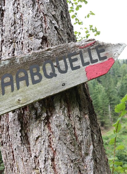 Raaburspung Signpost_Eastern Styria | © WEGES