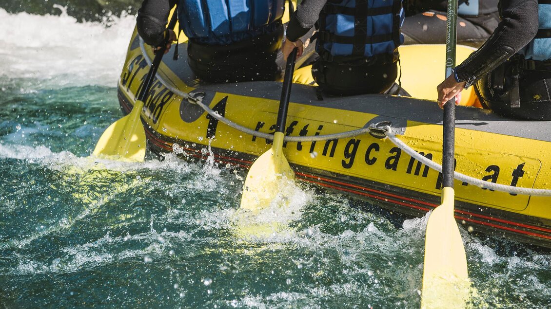 Spritzige Raftingtour auf der Salza