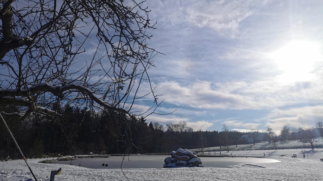 Winterlandschaft Badeteich_Gruber_Oststeiermark | © Tourismusverband Oststeirmark
