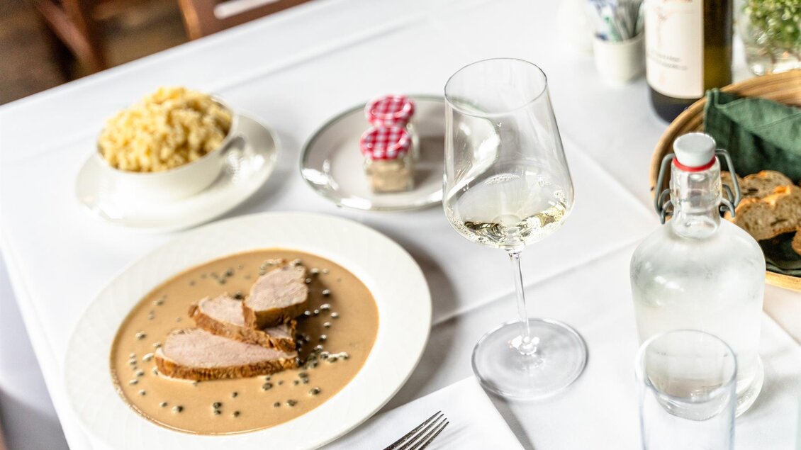 Essen im Winzerhaus Kogelberg | © Stephan Friesinger