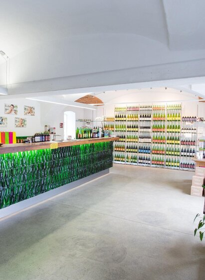 Verkaufsraum Ribes | © Ribes Frucht & Saft KG | Melbinger,Kniepeiss | © Ribes Frucht & Saft KG