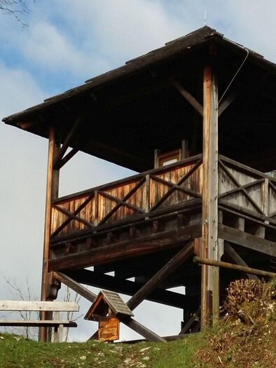 Ruin Pflindsberg, Altaussee, observation tower | © Petra Kirchschlager
