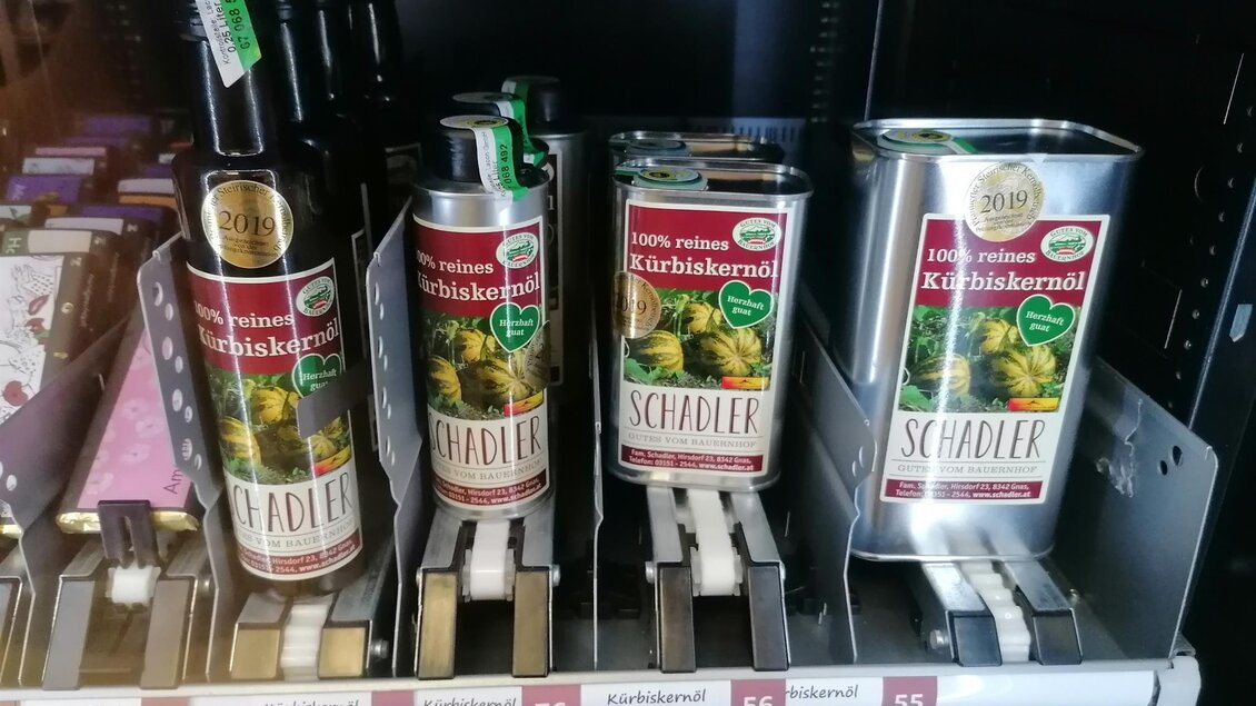 Kürbiskernöl im Speiskammerl in Bad Gleichenberg | © Thermen- & Vulkanland