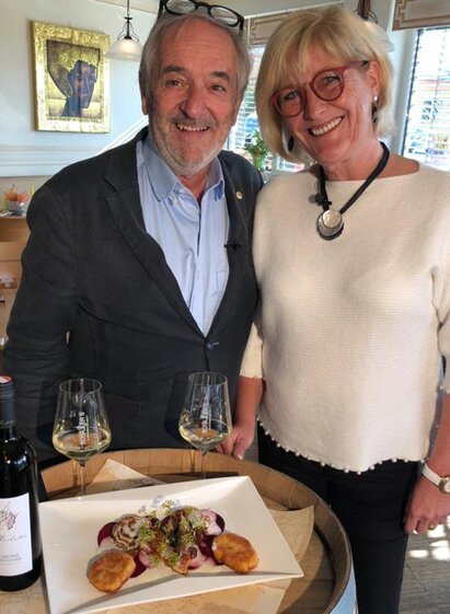 Reinhard Grundner mit Astrid Schaller | Schaller | © Schaller's Gastwirtschaft