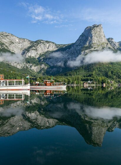 Shipping, Grundlsee, Ship on the lake | Schifffahrt Grundlsee/Florian Loitzl | © Schifffahrt Grundlsee/Florian Loitzl