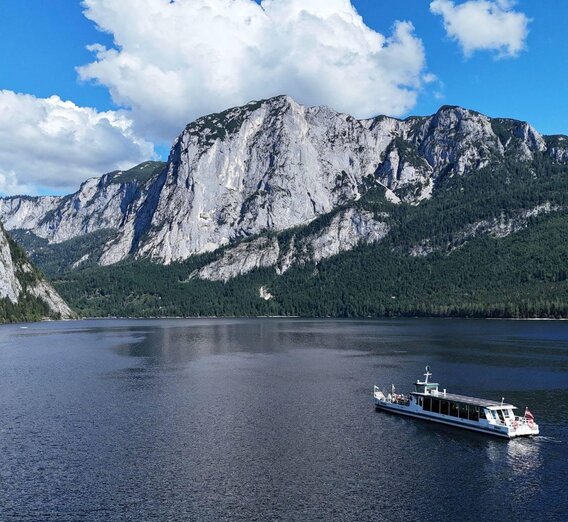 Schifffahrt, Altaussee, Solarschiff mit Trisselwan | © Altaussee Schifffahrt | Altaussee Schifffahrt | © Altaussee Schifffahrt