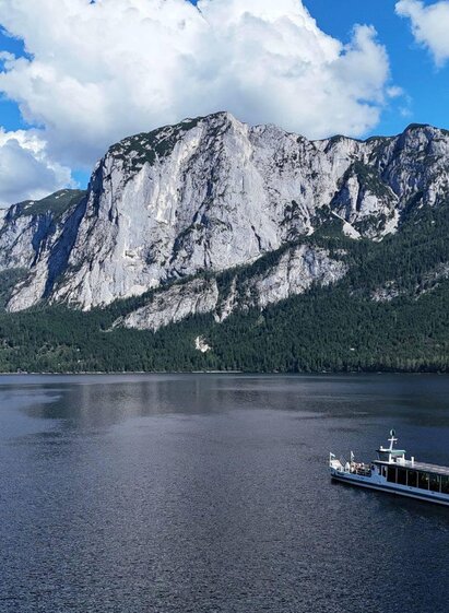 Schifffahrt, Altaussee, Solarschiff mit Trisselwan | Altaussee Schifffahrt | © Altaussee Schifffahrt