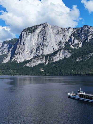 Schifffahrt, Altaussee, Solarschiff mit Trisselwan | © Altaussee Schifffahrt