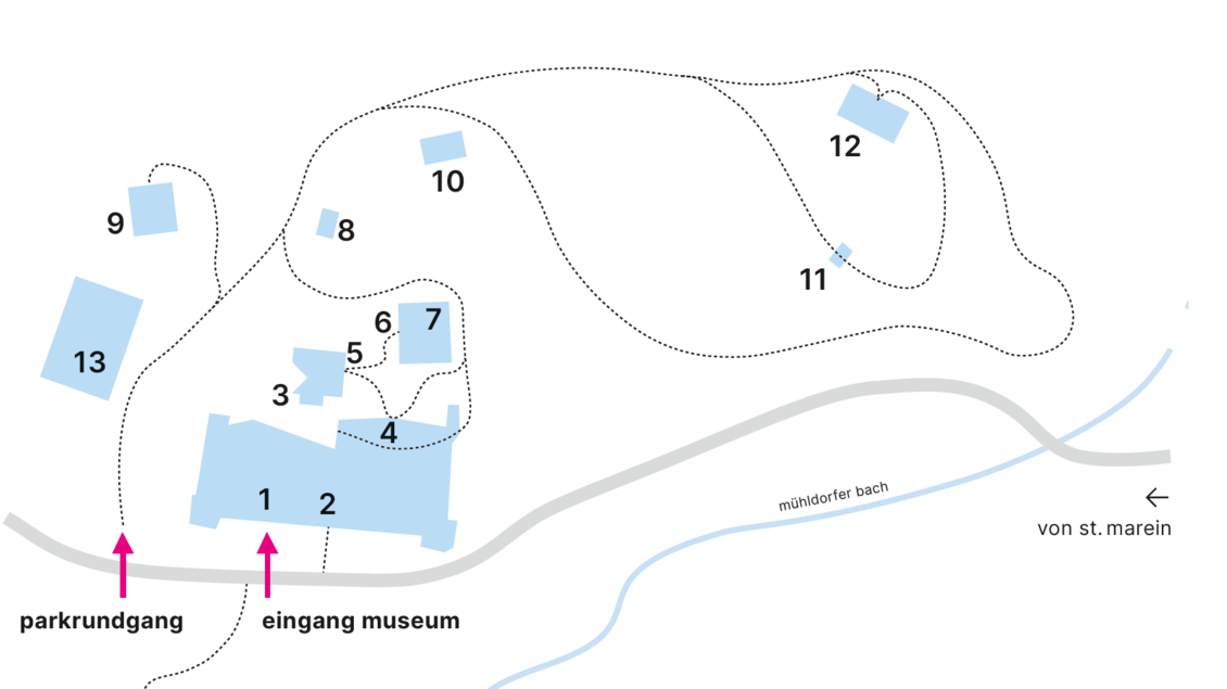Übersichtsplan der Anlage | © Schloss Lind