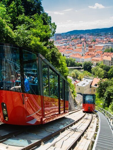 Schlossbergbahn | © Graz Tourismus - Harry Schiffer | © Graz Tourismus - Harry Schiffer