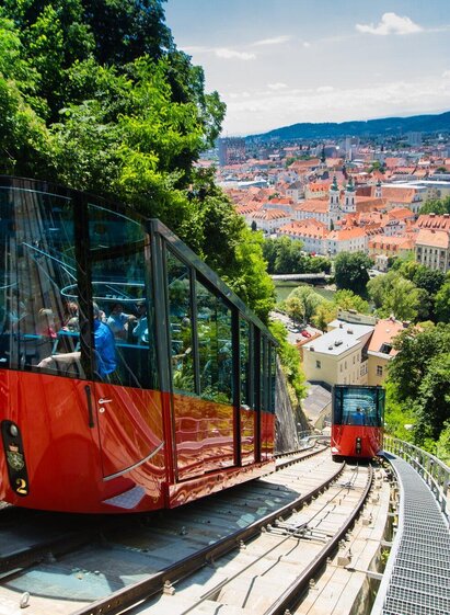 Schlossbergbahn | © Graz Tourismus - Harry Schiffer