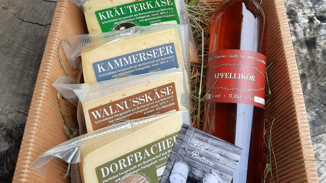 Butterer Hofladen, Grundlsee, Geschenkkörberl | © Butterer Hofladen