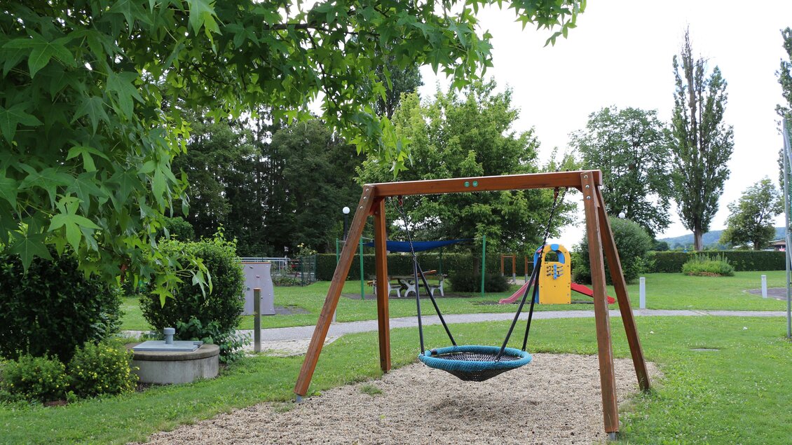 Korbschaukel_Spielplatz Ebersdorf_Oststeiermark | © Tourismusverband Oststeiermark