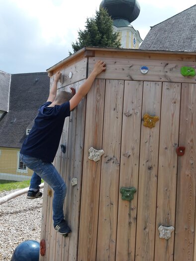 Playground St. Jakob_climbing wall_Eastern Styria | © Kräftereich