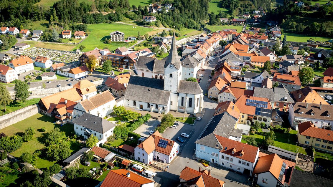 Oberwölz Vogelperspektive | © Tourismusverband Murau