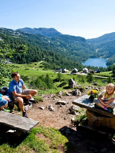 Steirersee bench seat on Tauplitzalm | © TVB Ausseerland Salzkammergut/T. Lamm