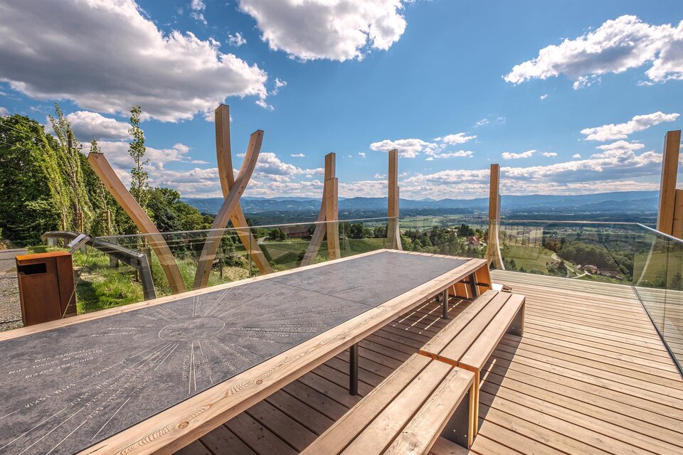 Sturm- und Kastanienstand: Panoramasteg in Sausal - Impression #1 | © Roman Marchler