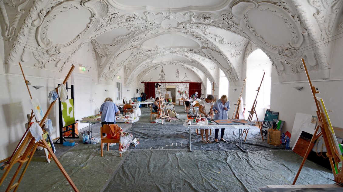 Acrylmalkurs_SSA Pöllau_Oststeiermark | © Christian Strassegger