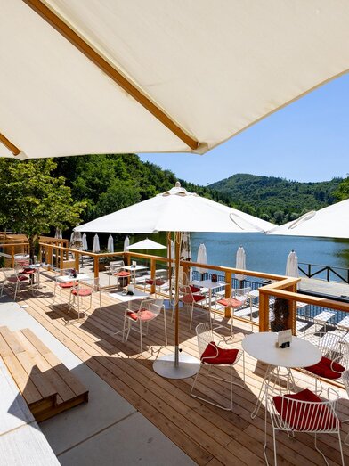 Thaler See Garten Terrasse | © Region Graz, Harry Schiffer | Harry Schiffer Photodesign | © Region Graz, Harry Schiffer