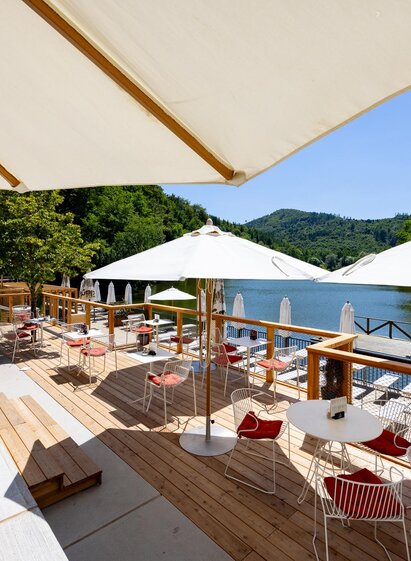 Thaler See Garten Terrasse | Harry Schiffer Photodesign | © Region Graz, Harry Schiffer