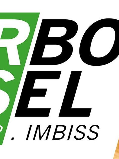 Ein Bild von einem Imbiss mit dem Namen "Turbo Diesel". Es zeigt Fischfilet mit Pommes frites und einer Zitrone. | © LOGO