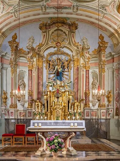 Wallfahrtskirche Frauenberg Innenansicht | © Romana Maier