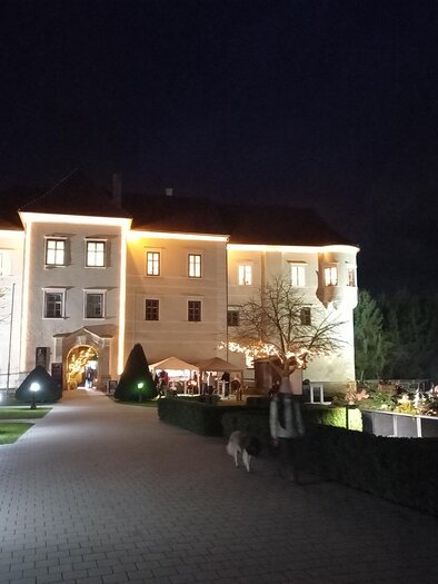Schloss Burgau zur Weihnachtszeit | © Sonja Brünner