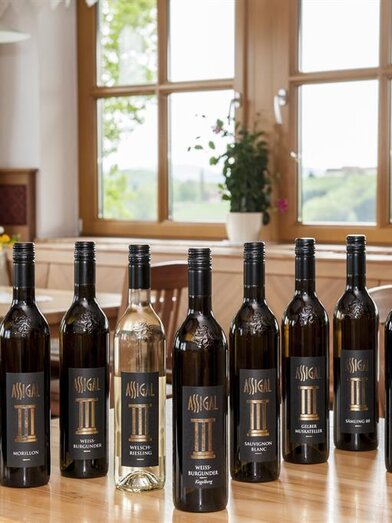 Weinsortiment Weingut und Buschenschank Assigal | © Weingut Assigal | Weingut Assigal | © Weingut Assigal