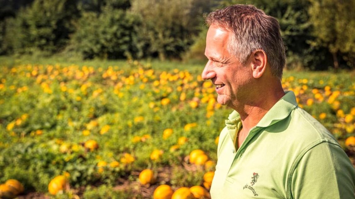 Die Kürbisse werden zum optimalen Zeitpunkt geerntet, um ihre beste Qualität und ihren vollen Geschmack zu entfalten. | © Österreich Werbung/ Hans de Kort