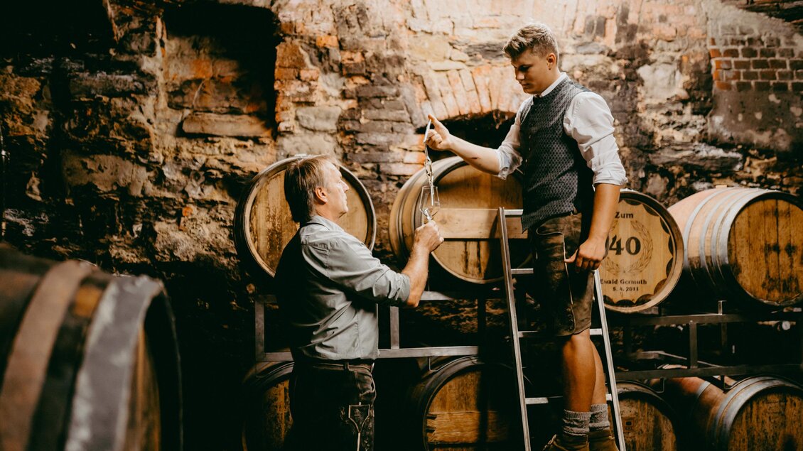 Vater und Sohn | © Susanne & Ewald Germuth|Weingut Germuth Stammhaus
