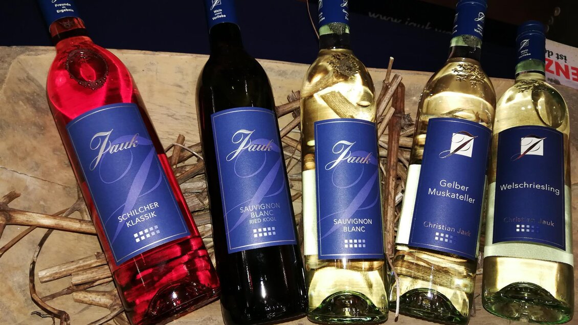 Weinsortiment Jauk | © Weingut Jauk