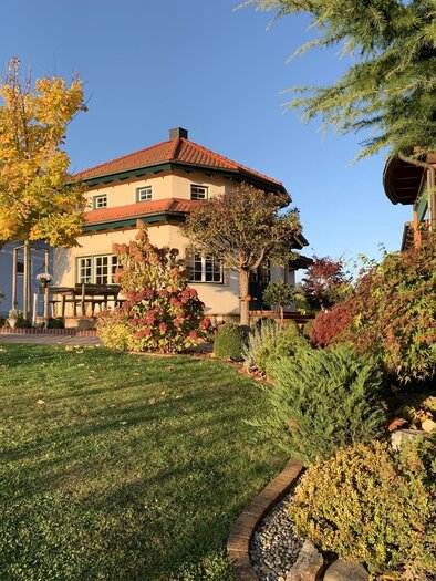 Weinhof bei Sonnenuntergang | © Weinhof Rossmann