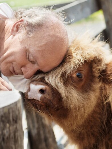 Josef Zotter in seinem Tiergarten | © Rautenstrauch
