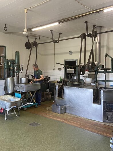 Aibler Ölpresse innen | © Aibler Ölpresse