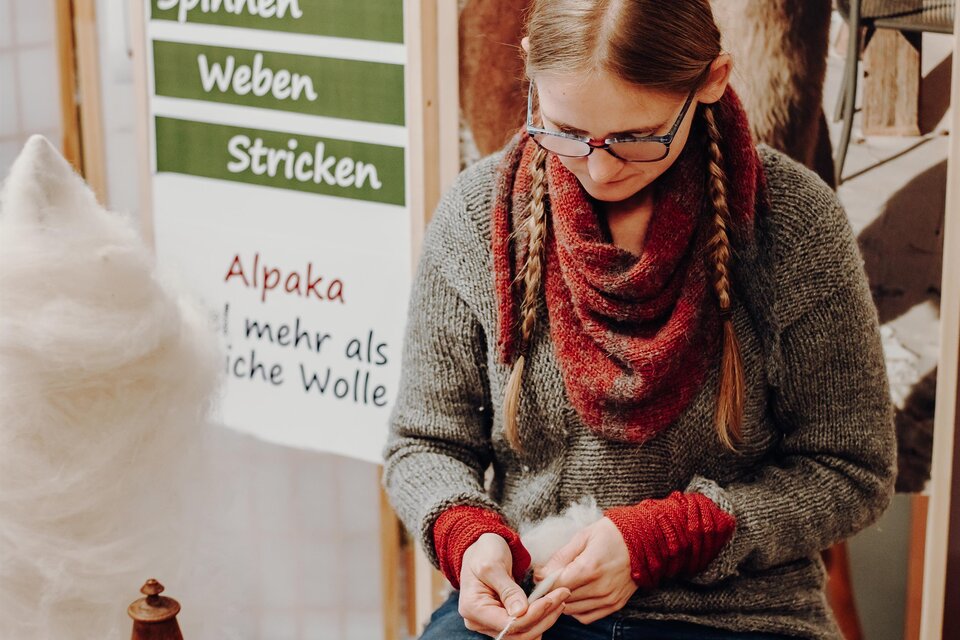 Alpaka Werkstatt - Impression #1 | © GenussReich