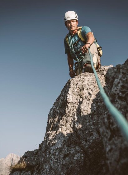 Gut gesichert unterwegs mit deinem Bergführer | © Stefan Leitner | © Stefan Leitner