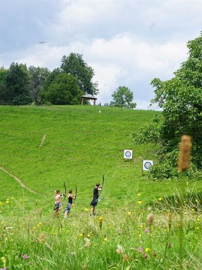 Bogenparcours mit 50 3D Tieren | © Der Herkhof