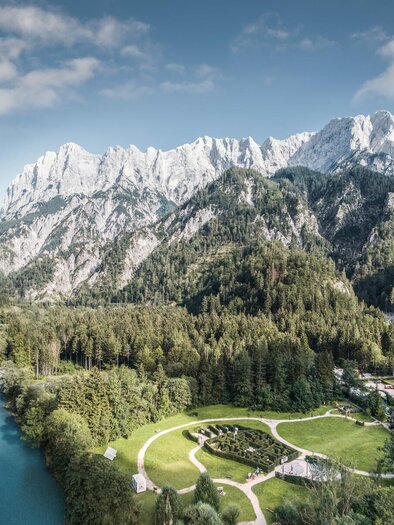Blick auf das Erlebniszentrum Weidendom | © Stefan Leitner