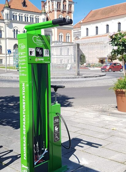 Fahrradreparatur-Station | © Tourismusverband Feldbach